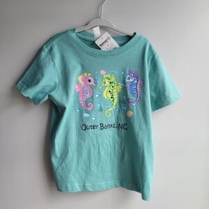 NWT Toddler Kids Size 4T Outer Banks, NC Walmart Rabbit Skins Appearal Seahorse
